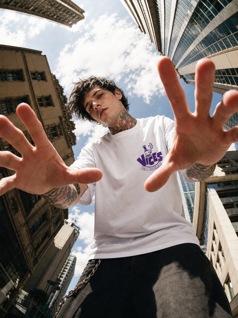 Kawaii Vices F&B Oversize Tee