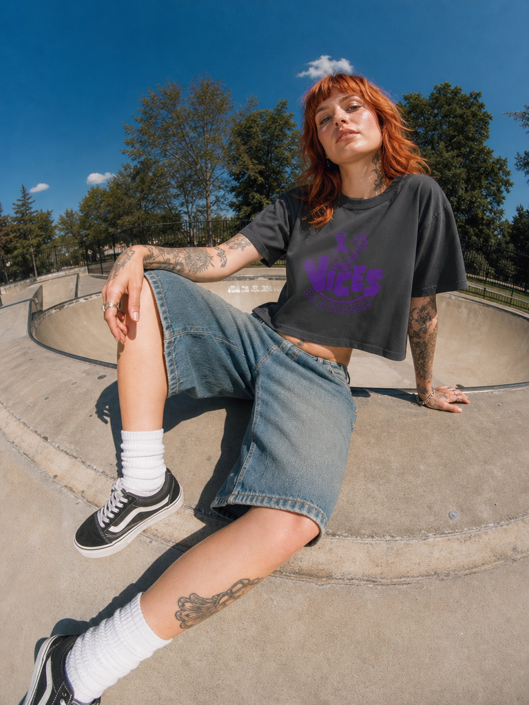 Kawaii Vices Crop Tee