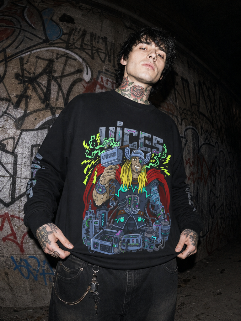 Vices ThundaPunk Crewneck