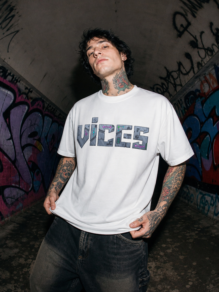Vices ThundaPunk F&B Oversize Tee